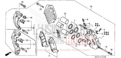 ETRIER DE FREIN AVANT NSS2501 de 2001